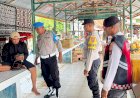 Patroli di Pasar Sedeoen, Personel Polsek Rote Barat Sosialisasi Yanduan Polri
