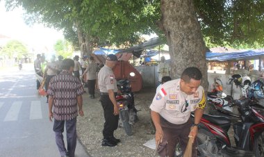 Cegah Penyebaran Virus Covid – 19, Polres Rote Ndao Bersama Instansi Terkait Bersihkan Fasilitas Umum