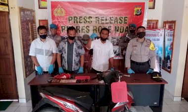 Polres Rote Ndao Gelar Press Release, Ungkap Pelaku Curanmor