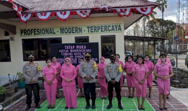 Mengakhiri Kunjungan Kerjanya,  Kapolres Rote Ndao Dan Rombongan Menyambangi Polsek Rote Barat