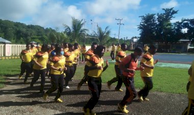 Tingkatkan Kualitas Dan Kemampuan Jasmani, Polres Rote Ndao Gelar Pra Test Samjas