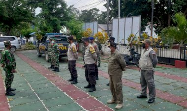 Tingkatkan Keamanan Ibadah Gereja, Polres Rote Ndao Bersama TNI dan Sat Pol PP Gelar Patroli