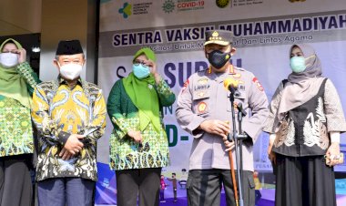 Gandeng Muhammadiyah, Kapolri: Sangat Membantu Percepatan Vaksinasi