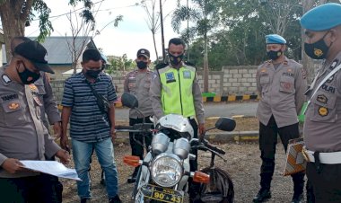 Cek Ranmor Dinas, Sie Propam Periksa Kelengkapan Kendaraan Dan Surat-Surat
