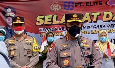 Tinjau Kegiatan Buruh di Banten, Kapolri Akan Perkuat Akselerasi Vaksinasi di Wilayah Aglomerasi