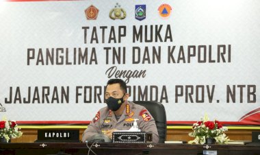 Kapolri Ingatkan Penurunan Level di NTB Harus Diimbangi Prokes yang Ketat