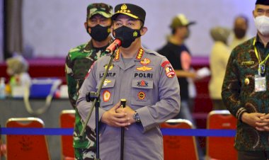 Evaluasi Penanganan Covid-19 di Jambi, Kapolri Ingatkan Penurunan Level PPKM dan Jaga Pertumbuhan Ekonomi