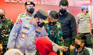 Kapolri Tegaskan Soliditas dan Sinergitas TNI-Polri akan Wujudkan Kekebalan Komunal