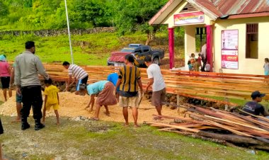 Dengan Program “DOBRAK” Polsek Lobalain Terus Berbenah