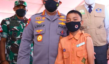 Tinjau Vaksinasi di Aceh, Kapolri Minta Forkopimda Lakukan Upaya Maksimal Cegah Peningkatan Positivity Rate