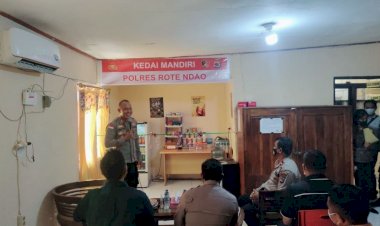 Ambil Sendiri, Bayar dan Seduh Sendiri, Polres Rote Ndao Hadirkan Kedai Mandiri