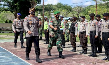 Siaga Tanggap Bencana, Polres Rote Ndao Gelar Apel Gabungan dengan Stake Holder Terkait
