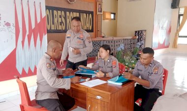 Jelang Audit Kinerja Rutin Itwasda Polda NTT, Siwas Polres Rote Ndao Gelar Pra Wasrik