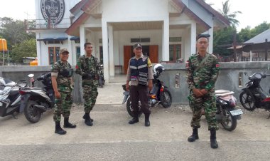 Tidak Diragukan, Sinergitas TNI - Polri di Selatan NKRI Jaga Tempat Ibadah