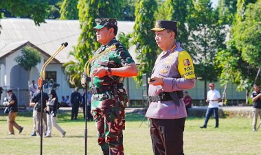 Apel Gelar Pasukan, Kapolri dan Panglima Tegaskan TNI-Polri Bersinergi dan Solid Amankan KTT ASEAN