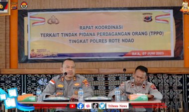NTT Status Darurat TPPO, Polres Rote Ndao Gelar Rapat Lintas Sektoral Cegah Perdagangan Orang