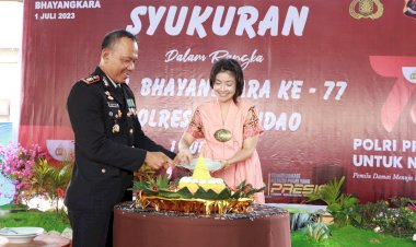 Polres Rote Ndao Gelar Sykuran Peringati Hari Bhayangkara ke-77 Tahun 2023