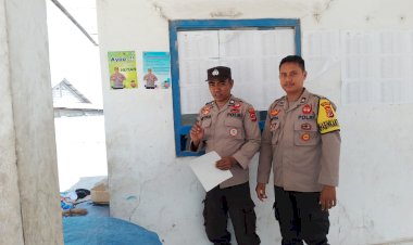 Satgas Binluh Operasi Bina Karuna Turangga 2023 Intensif Berikan Himbauan Dengan Pasang Stiker