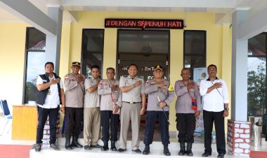 Jalin Sinergitas, Kapolres Rote Ndao Berkunjung ke Kantor Pertanahan Rote Ndao