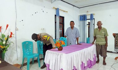 Amankan Ibadah Natal, Personel Polres Rote Ndao dan Jajaran Sterilkan Gereja