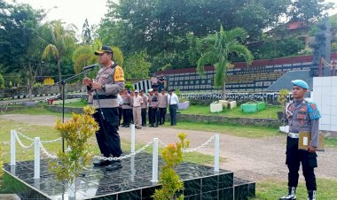 Apel Pasca Masa Penghitungan Suara Pemilu 2024, Kapolres : Terima Kasih Atas Dedikasi dan Tugas Yang Sudah Dilaksanakan