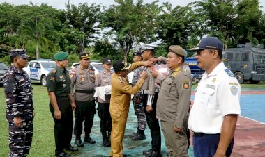 Tanda Dimulainya Operasi Ketupat 2024, Polres Rote Ndao Laksanakan Apel Gelar Pasukan Bersama Inskait