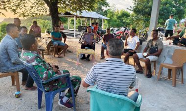 Hadir Sebagai Problem Solving, Bhabinkamtibmas Desa Maubesi Damaikan Permasalahan Warganya