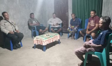 Permasalahan Selesai Secara Kekeluargaan, Bhabinkamtibmas Desa Oebatu Hadir Sebagai Problem Solving