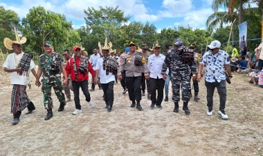 Polres Rote Ndao Inisiasi HUT Bhayangkara Ke 78 Dengan Pacuan Kuda
