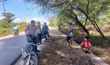 Jaga Keamanan Warga,Personel Polsek Rote Tengah Tingkatkan Kegiatan Preemtif