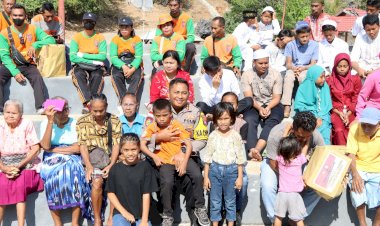 200 Paket Bansos Disalurkan Kepada Masyarakat Jelang HUT Bhayangkara Ke 78