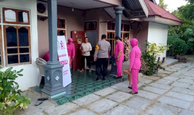 Anjangsana Kapolres Rote Ndao dan Bhayangkari  Peringati HUT Bhayangkara Ke-78