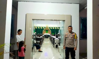 Pengamanan Perjamuan Kudus Oleh Personel Polsek Lobalain