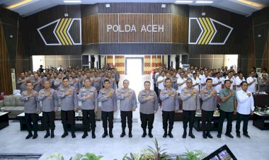 Jelang Pilkada, Kaops NCS Polri Beri Arahan di Polda Aceh: Junjung Tinggi Persatuan dan Kesatuan Bangsa