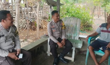 Lakukan K2YD,Bhabinkamtibmas  Ajak Jaga Kamtibmas