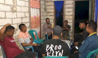 Kegiatan Sambang Ps Kanit Binmas Polsek Rote Selatan Bersama Bhabinkamtibmas