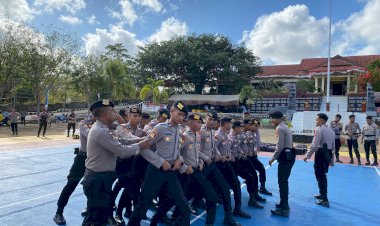Siap Hadapi Pemilukada,Satuan Samapta Polres Rote Ndao Gelar Sejumlah Latihan
