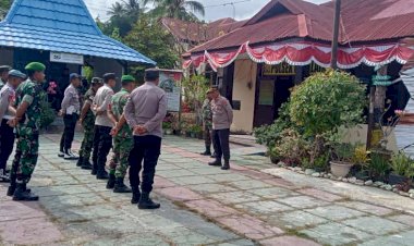 Jaga Sinergitas TNI-Polri, Polsek Lobalain dan Koramil 1627-01 Ba’a Laksanakan Apel Gabungan
