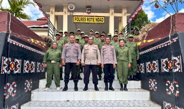 Satuan Binmas Polres Rote Ndao Gelar Pelatihan Peningkatan Kemampuan Satkamling