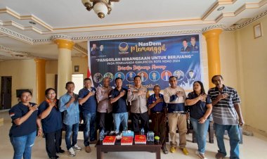 Kegiatan Nusantara Cooling System Polres Rote Ndao Pada Posko Pemenangan Paket Lentera