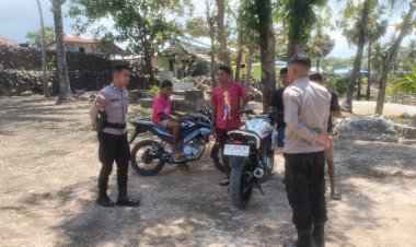 Melalui Kegiatan Preventif Personel Polsek Rote Barat Daya Ciptakan Kamtibmas Kondusif Selama Tahapan OMP Turangga 2024