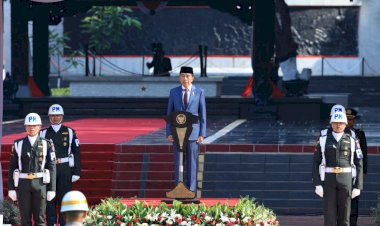 Presiden Jokowi Pimpin Upacara Hari Kesaktian Pancasila di Lubang Buaya, Kapolri Turut Mendampingi