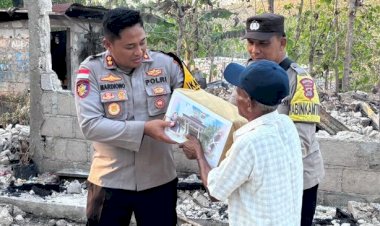 Dalam 2 Minggu 3 Rumah Warga Ludes Dilalap Si Jago Merah, Kapolres Rote Ndao Imbau Warga Agar Sumber Api Padam Usai Beraktifitas