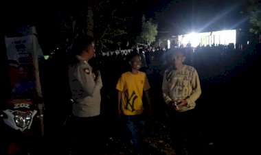 Kapolsek Rote Timur  : Patroli Malam Polsek Rote Timur  Ciptakan Keamanan dan Kenyamanan Selama Pilkada Serentak 2024