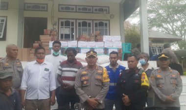 Ketua Umum Bhayangkari Berikan Bantuan Sosial Kemanusiaan untuk Masyarakat Terdampak Erupsi Gunung Lewotobi Laki-laki di Kabupaten Flores Timur