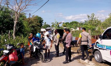 Pengamanan Kegiatan Masyarakat Oleh Personel Polsek Rote Selatan