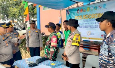 Operasi Lilin Turangga 2024, Polres Rote Ndao Dirikan Pos Pengamanan dan Pelayanan di Sejumlah Titik
