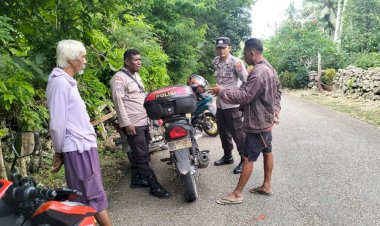 Upaya Preemtif Personel Polsek Rote Selatan Untuk Jaga Kamtibmas