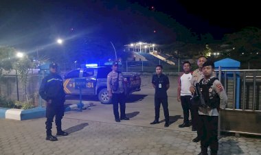 Kapolsek Lobalain : Patroli Malam Langkah  Polsek Lobalain Tingkatkan Keamanan
