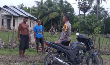 Kapolsek Rote Barat Daya : Patroli Dialogis Bhabinkamtibmas Diharapkan Bisa Menciptakan Kenyamanan Bagi Warga Binaan